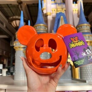 Mickey Mouse Pumpkin 🎃 Halloween Votive candle Holder